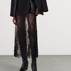 All Saints Arran Lace Skirt